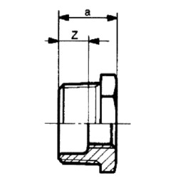 Conex Bänninger Łącznik redukcyjny miedziany GZxGW 1/2"x3/8" 3241004003000